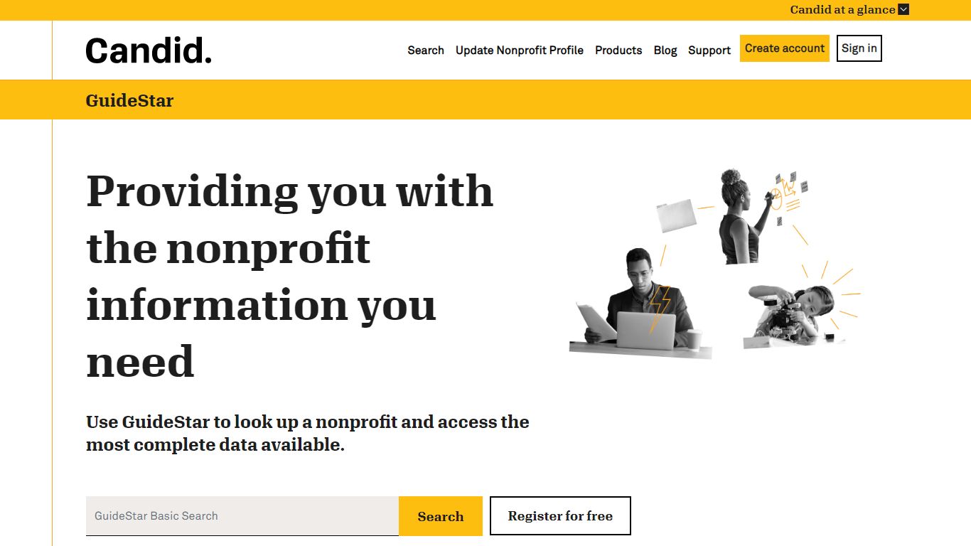 Nonprofit data for donors, grantmakers, and businesses | GuideStar | Candid